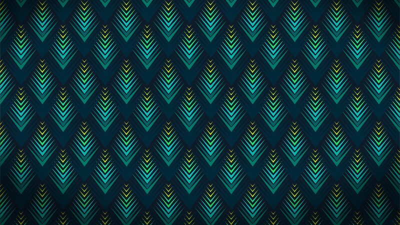 Geometric Pattern with Arrows — Blue
