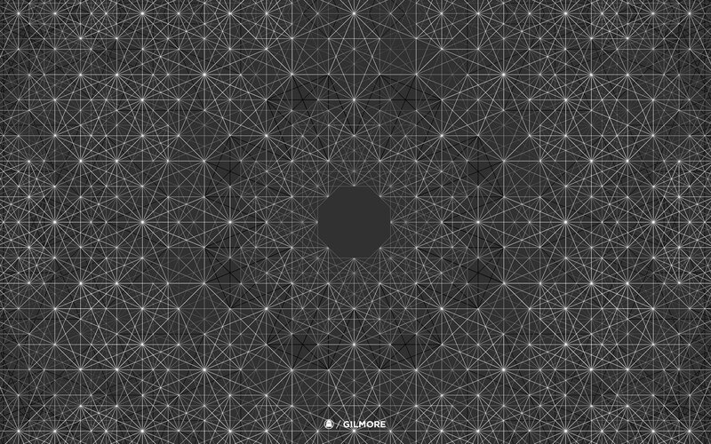 Geometric Pattern with Central Void