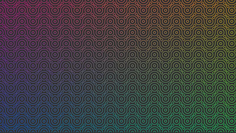 Geometric Pattern with Circles — Purple