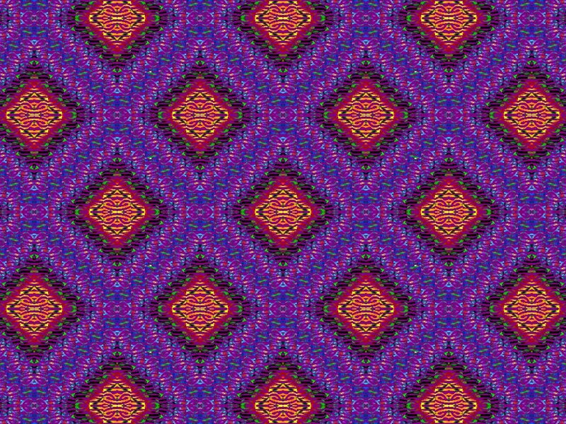 Geometric Pattern with Diamonds — Purple