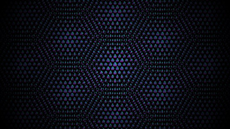 geometric pattern with glowing shapes