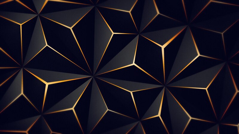 Geometric Pattern with Gold Lines
