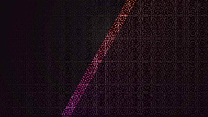 Geometric Pattern with Gradient — Black