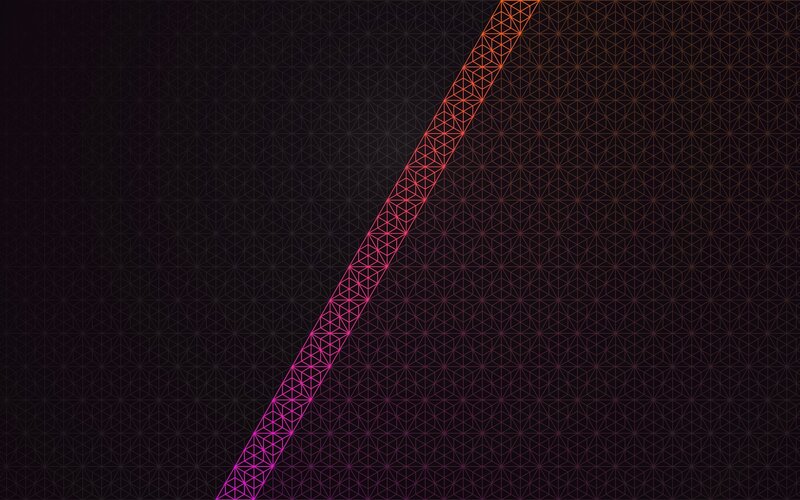 geometric pattern with gradient line