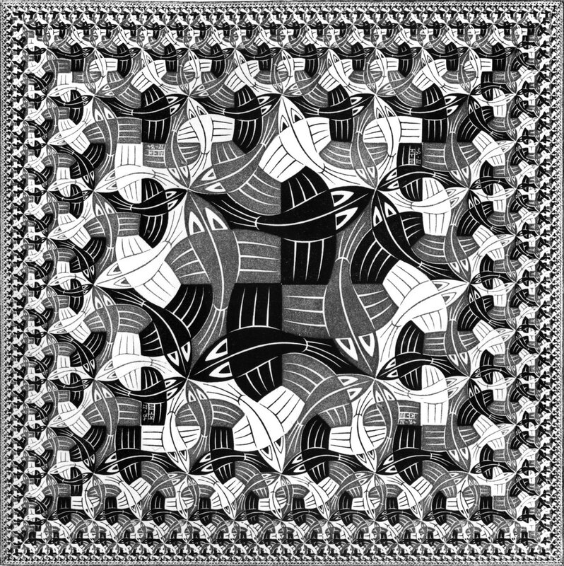 Geometric Pattern with Hats