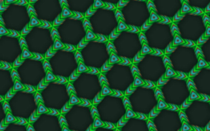 Geometric Pattern with Hexagons