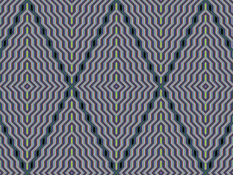 Geometric Pattern with Lines — Blue