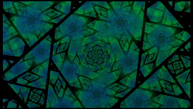 Geometric Pattern with Mandalas