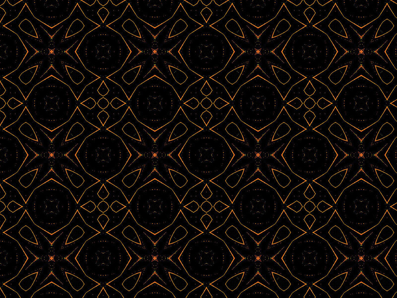 geometric pattern with orange lines