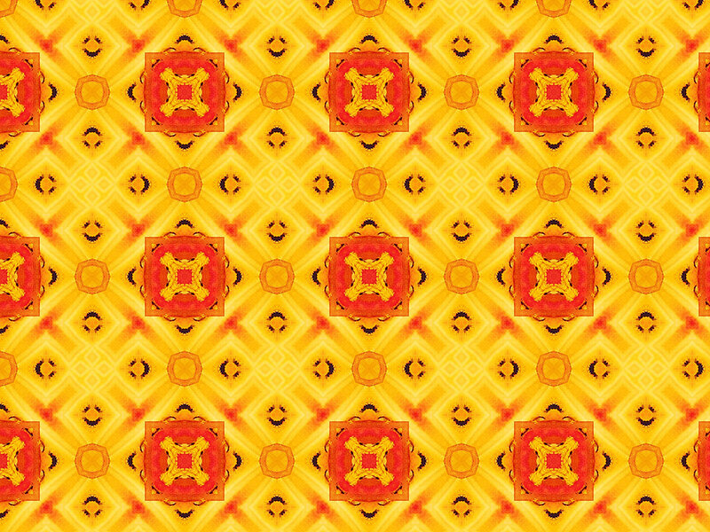 geometric pattern with red squares