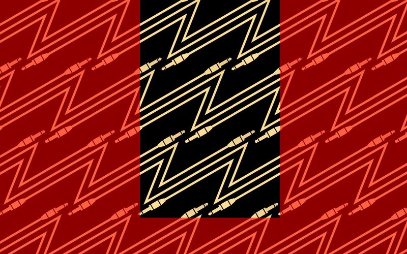 Geometric Pattern with Spark Plugs