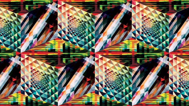 Geometric Pattern with Spirals