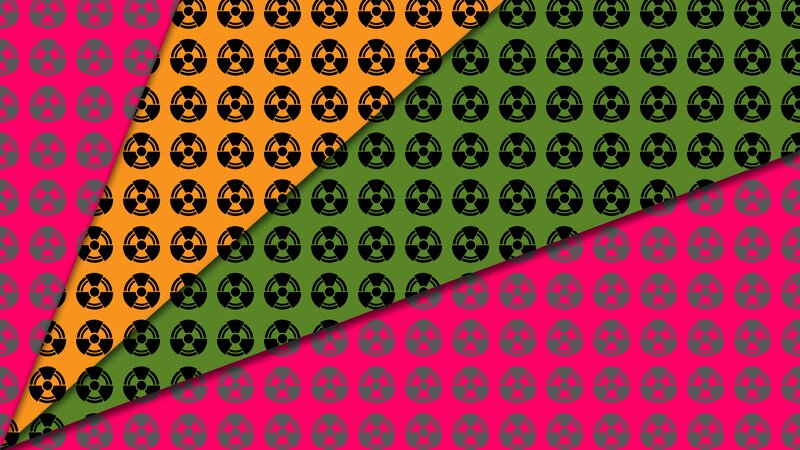 Geometric Pattern with Symbols