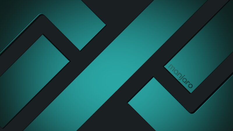 Geometric Pattern with Teal Shapes