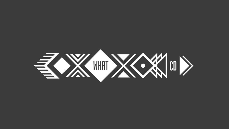 Geometric Pattern with Text — White