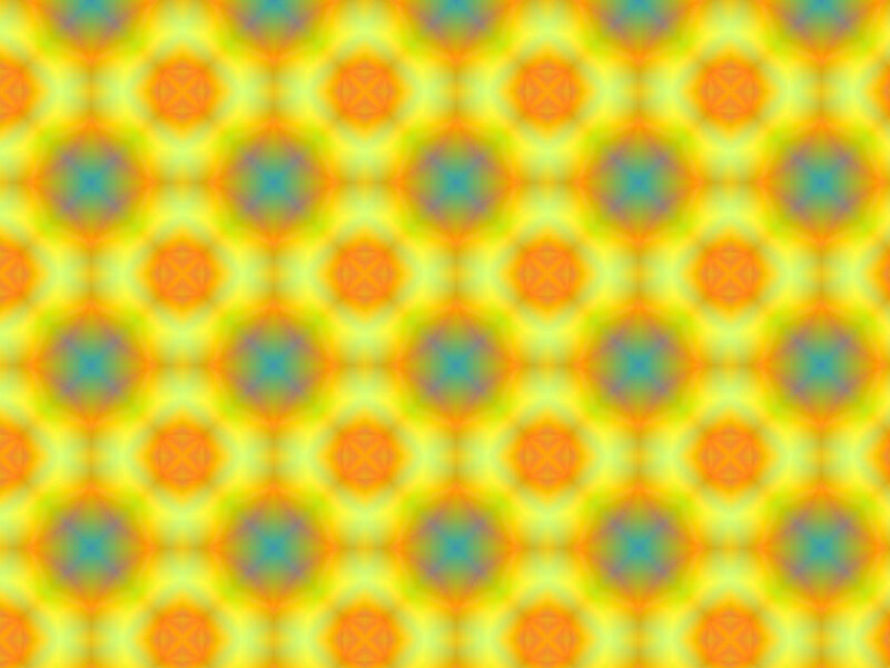 Geometric Pattern — Yellow