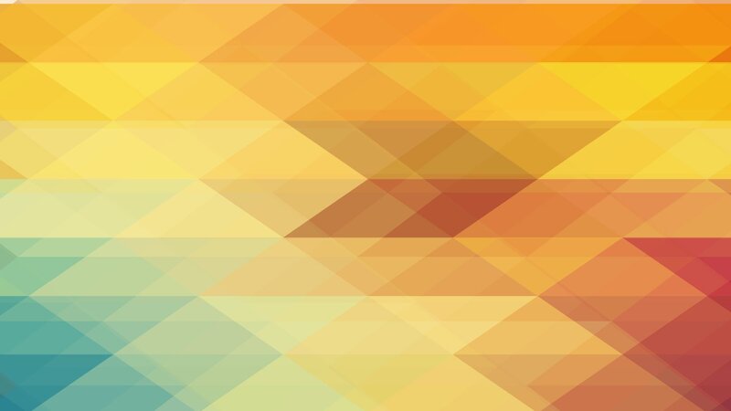 Geometric Pattern — Yellow, Warm