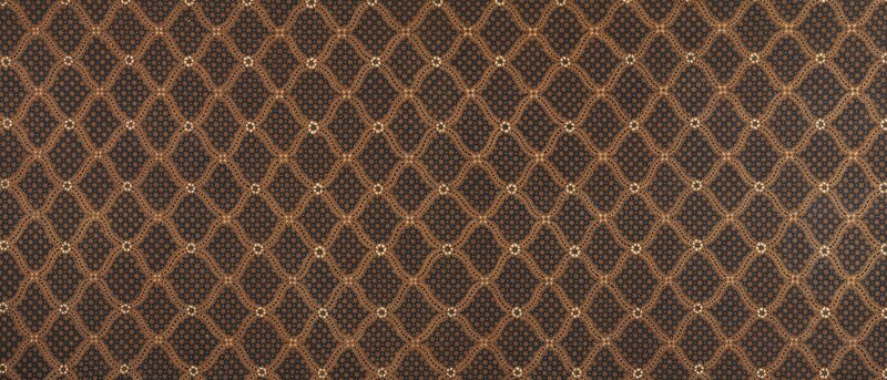 Geometric Patterned Fabric — Brown, Ornate