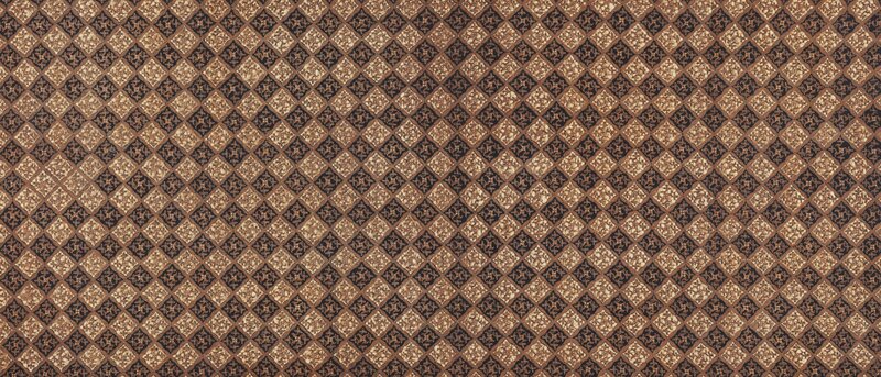 Geometric Patterned Surface — Brown