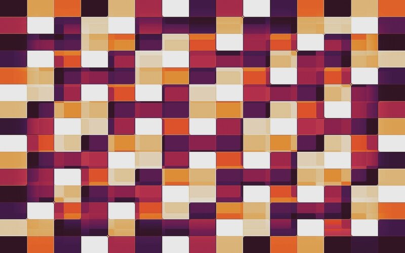 geometric pixel art pattern