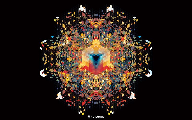 Geometric Pixel Art