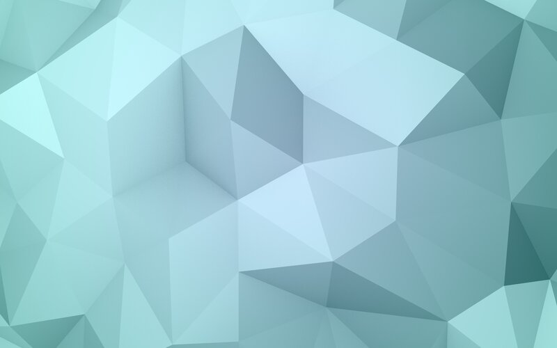 Geometric Polygon Pattern — Blue, Calm, Abstract