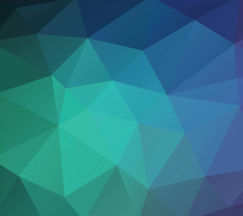 Geometric Polygon Pattern — Blue