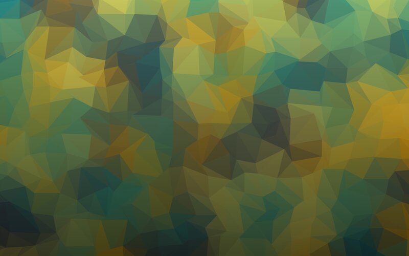 Geometric Polygon Pattern — Green