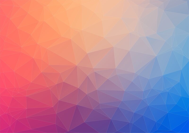 Geometric Polygon Pattern — Orange, Calm, Abstract, Triangles