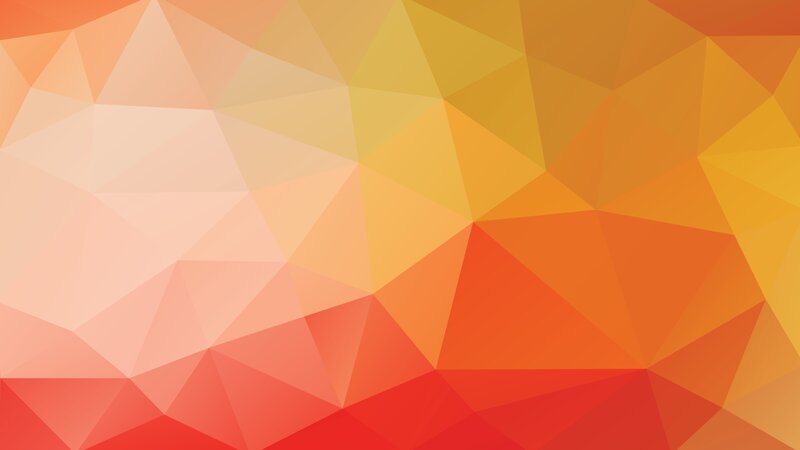 Geometric Polygon Pattern — Orange