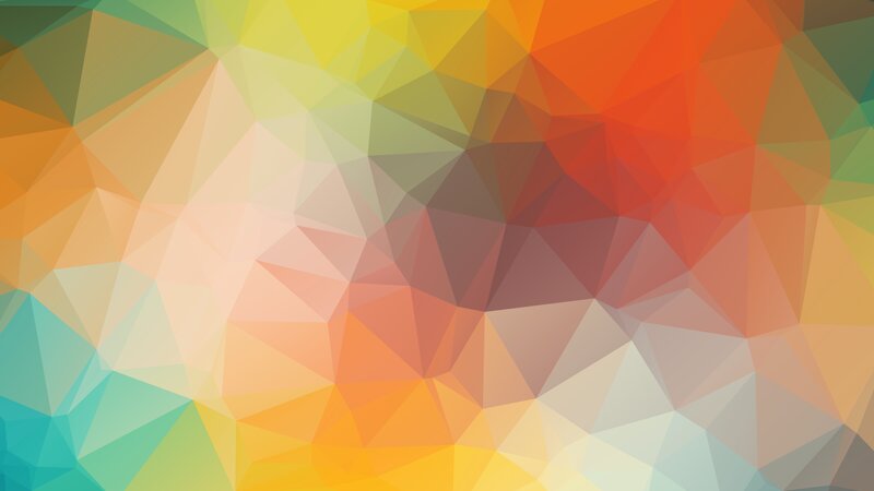 Geometric Polygon Pattern — Orange, Vibrant