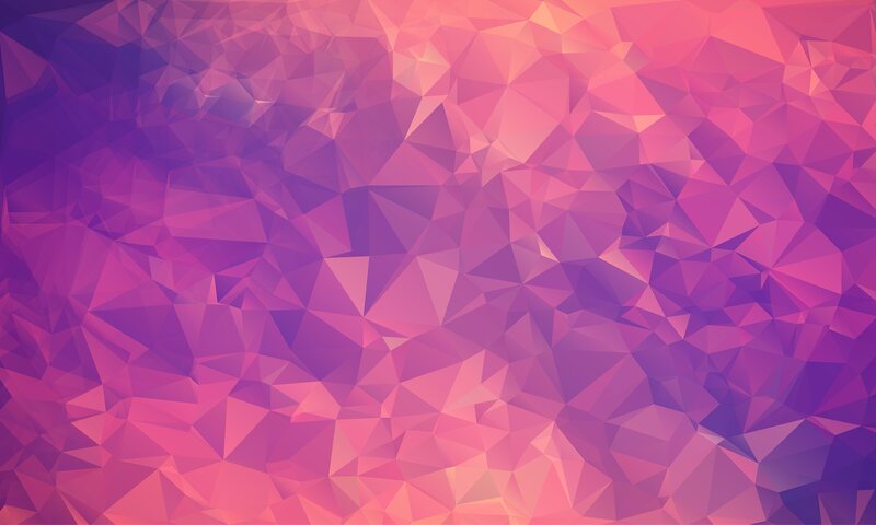 Geometric Polygon Pattern — Purple, Calm