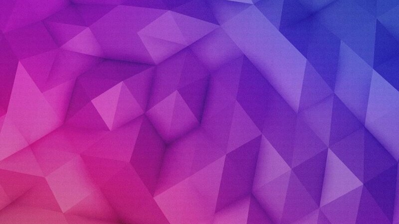 Geometric Polygon Pattern — Purple