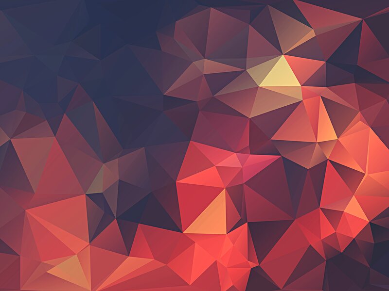 Geometric Polygon Pattern — Red, Dynamic