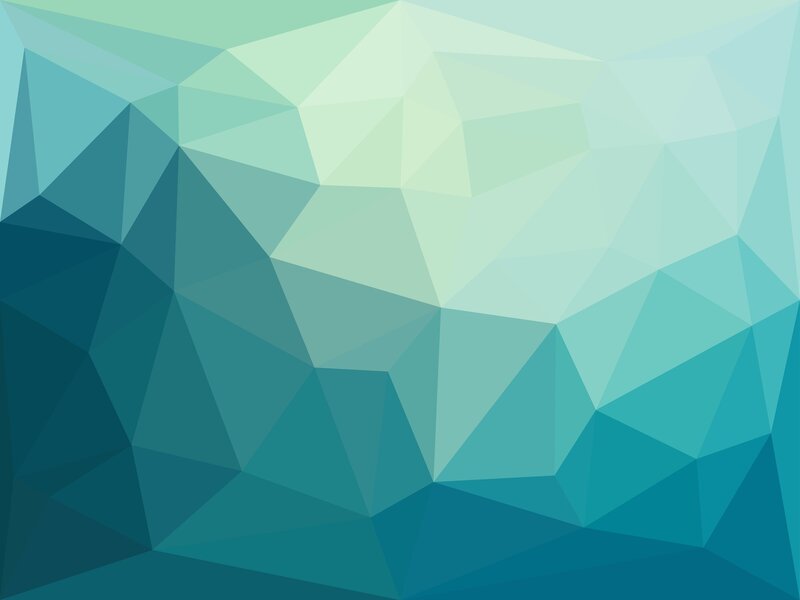 Geometric Polygon Pattern — Teal, Calm