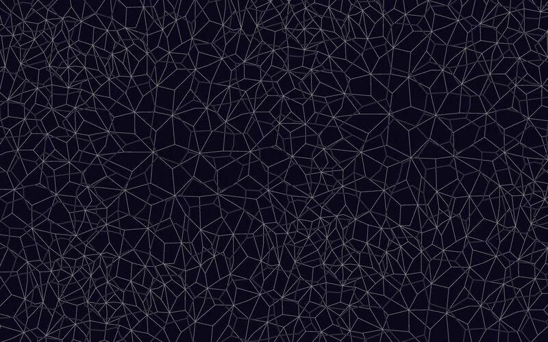 Geometric Polygonal Pattern — Black