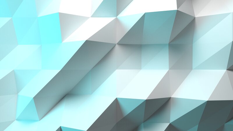 Geometric Polygonal Pattern — Blue, Calm