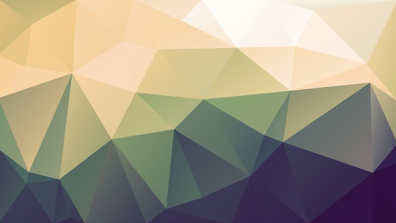 Geometric Polygonal Pattern — Green, Calm