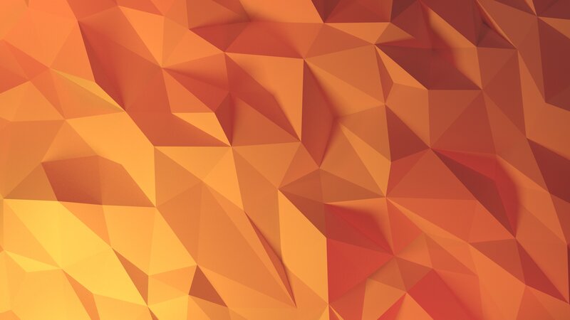 Geometric Polygonal Pattern — Orange, Warm
