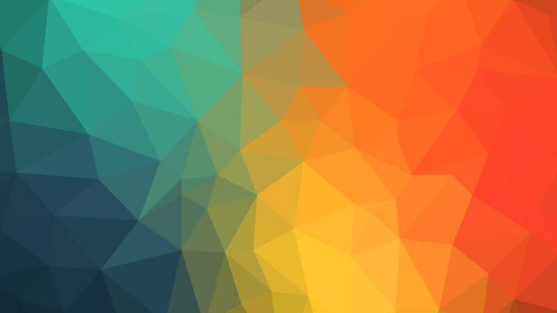 Geometric Polygonal Pattern — Teal
