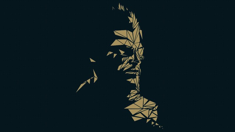 Geometric Portrait of Man
