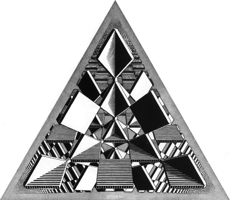 Geometric pyramid structure