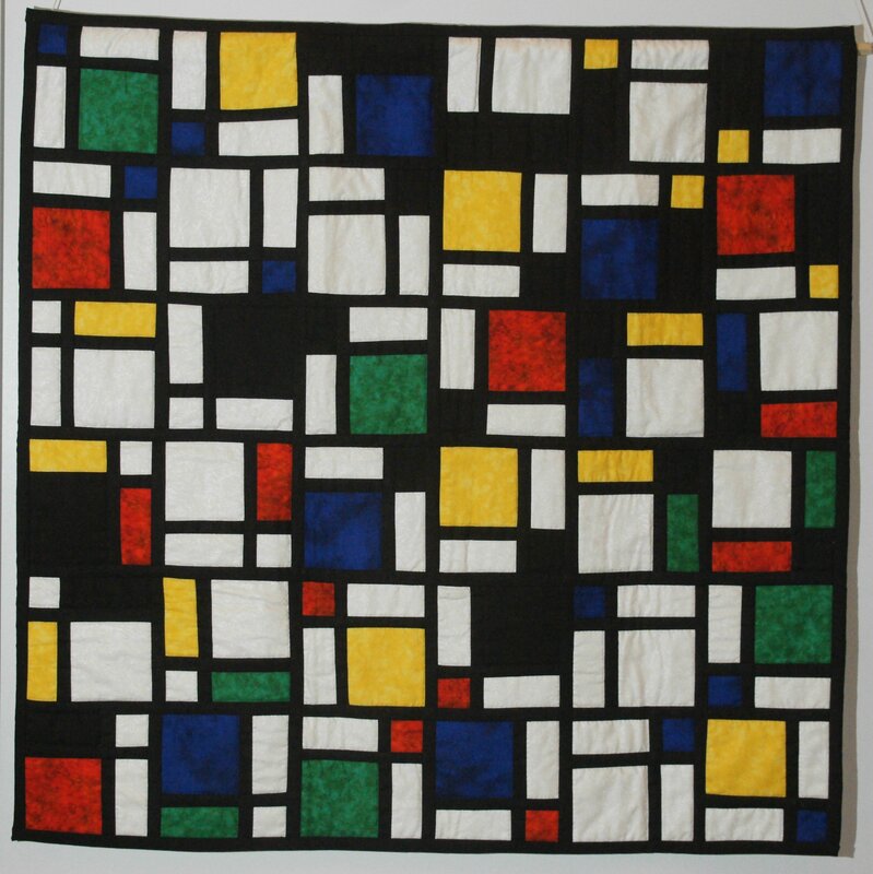 Geometric quilt art