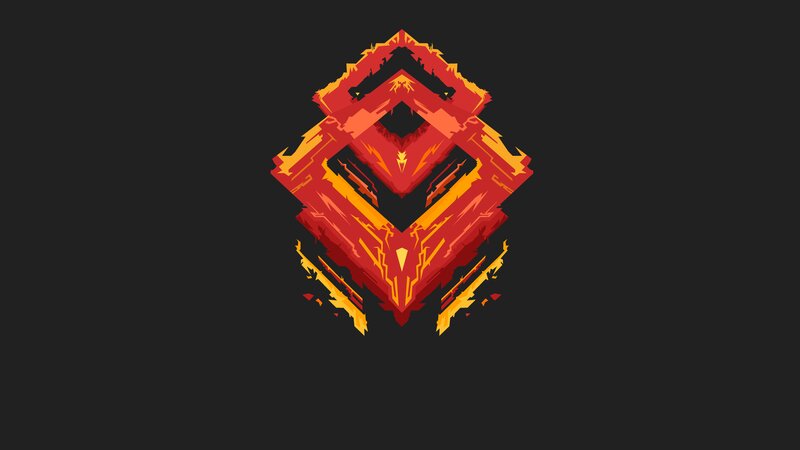 Geometric Red Logo