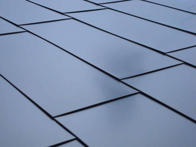 geometric roof pattern