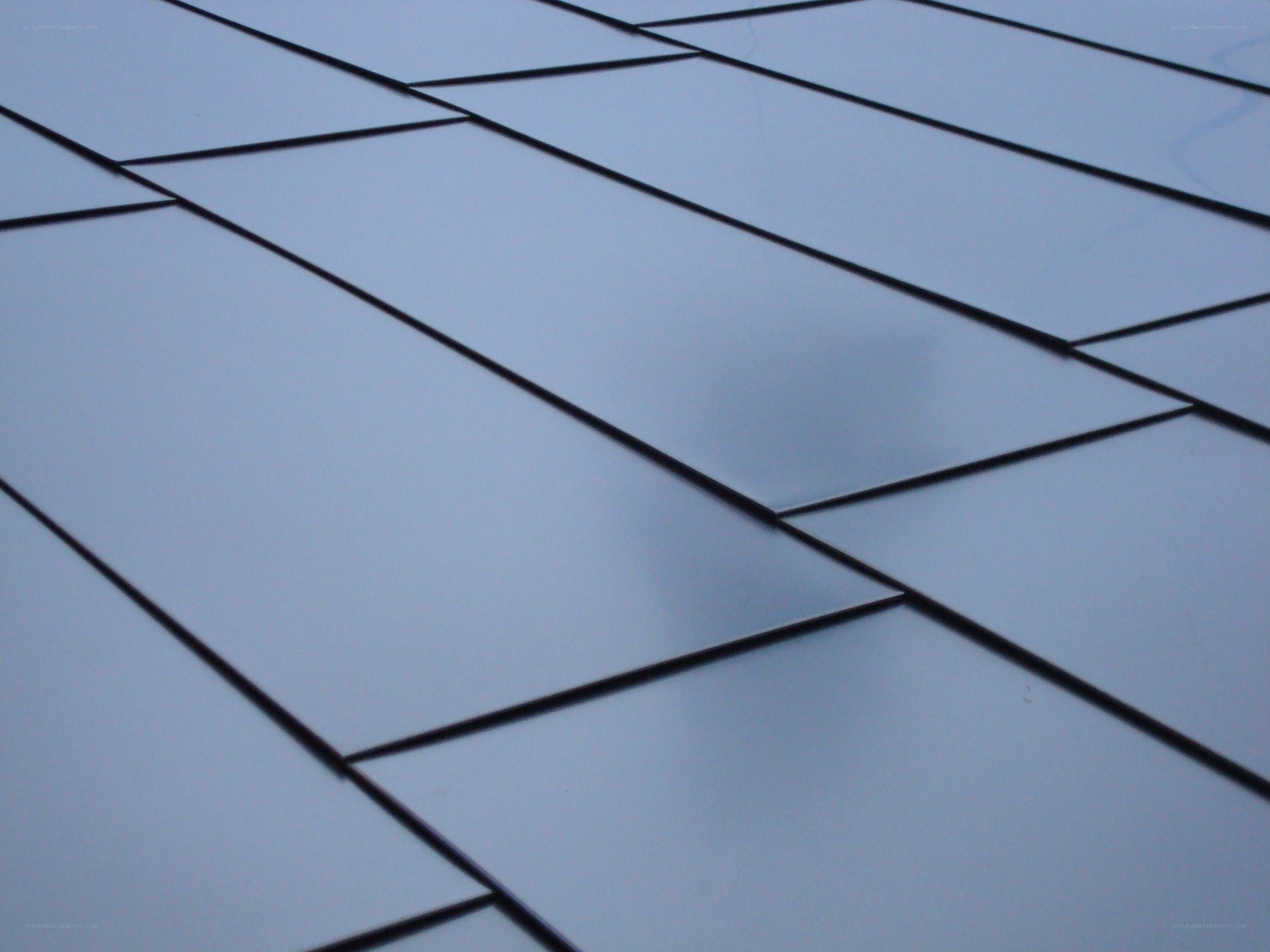 geometric roof pattern