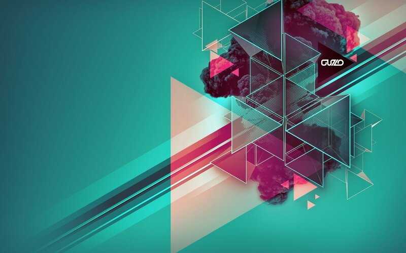 Geometric Shapes and Smoke