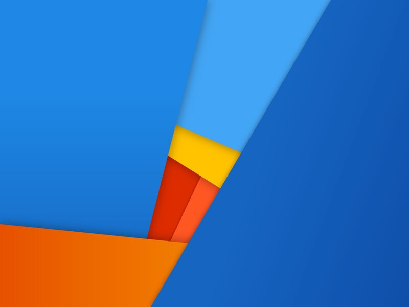 Geometric Shapes — Blue, Calm
