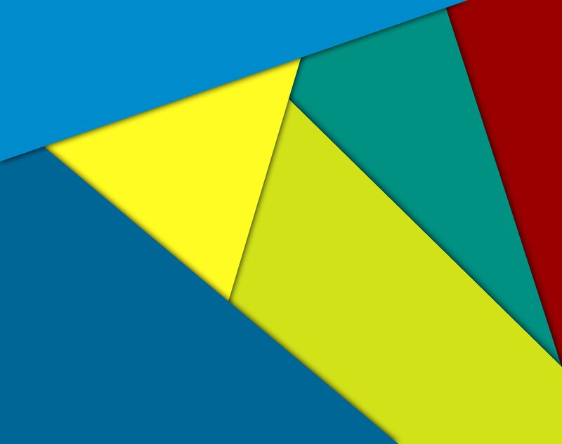 Geometric Shapes — Blue