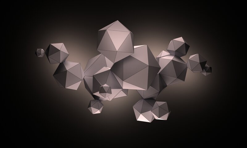 Geometric Shapes Cluster